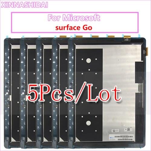 5PCS/New LCD For Microsoft Surface Go Display Touch Screen digitizer Assembly Replacement For 1824 LQ100P1JX51 With/Without Boar