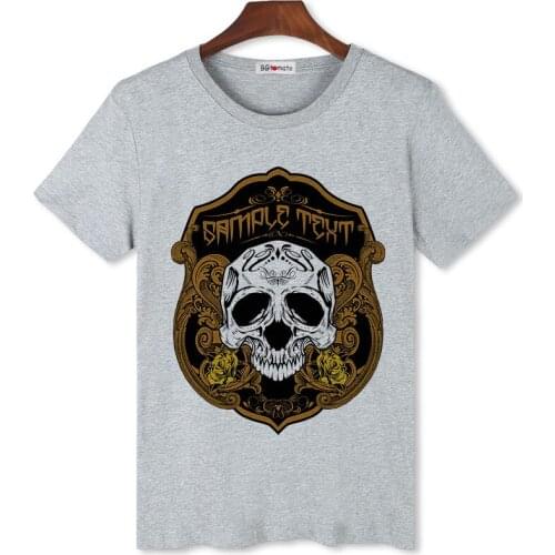 BGtomato Skeleton Party skull t shirt men Original Brand summer top tees good quality casual tshirt funny skull shirt