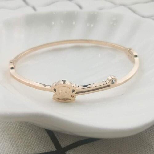 European and American classic brands luxury women bangle steel