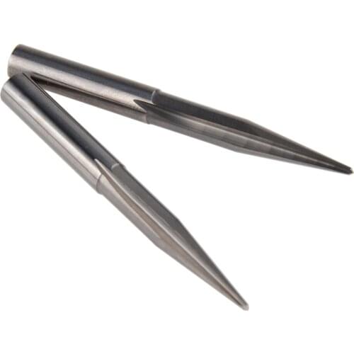 2Pcs 6mm*15D*R0.5*60L Freeshipping CNC tool ,Woodworking Router bit,Tungsten end milling cutter,2 Flutes taper ball nose mill