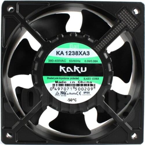 KA1238XA3 380V 0.09a / 0.08a ball bearing large air volume fan 6months Warranty