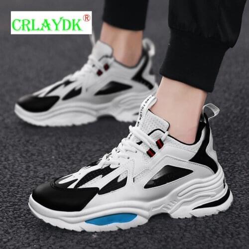 CRLAYDK Mens Winter High Top Cotton Shoes Warm Non-Slip Casual Sneakers Plush Students Botas Sports Walking Calzado Hombre