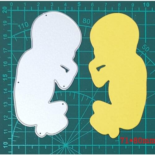 Cute Baby / Newborn Baby Metal Cutting Dies For Stamps Scrapbooking Stencils DIY Paper Album Cards Decor Embossing 2020 New