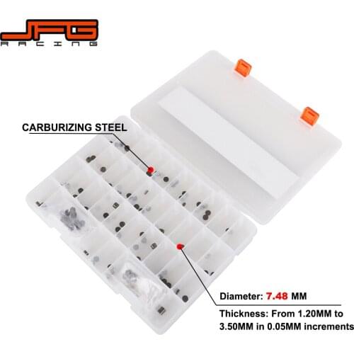Motorcycle 1 Box 7.48mm Valve Shim Kits 69Pcs For HONDA CRF150R CRF250R CRF250X VFR750F VFR800F NX250 RVF750R ST1100 ST1300