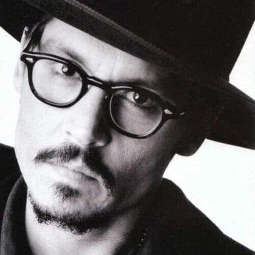 Johnny Depp Computer Glasses Men Retro Vintage Brand Eyeglasses Women Optical Spectacle Glasses Frame Anti Blue Light Glasses