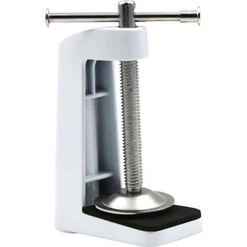 Table lamp table non-slip bracket household stainless steel tool fixed base clamp diy universal hose snake tube