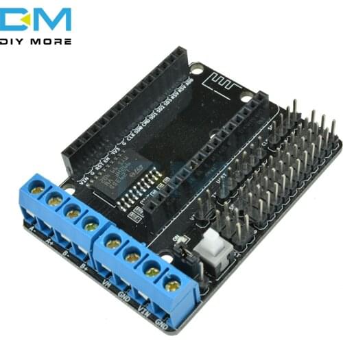 L293D WIFI NodeMcu Motor Driver Shield Board For ESP8266 ESP-12E Dual High Power H Bridge Module For Arduino 4.5-36V L293 4W