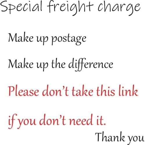 Make Up Postage Make Up The Difference Shipping Link Freight Charge