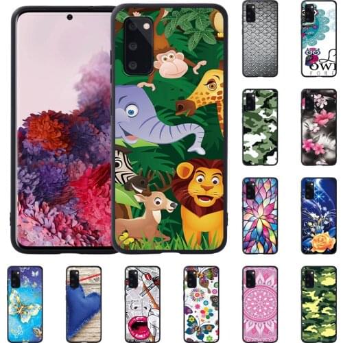 Shockproof Phone Case For Samsung Galaxy S8/S9/S10/S20/S10/S10 PLUS/S20/S20 PLUS Soft Silicone TPU Back Cover