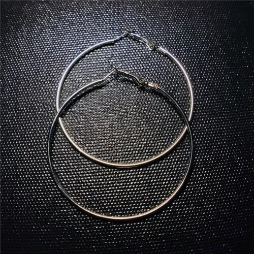 Hyperbole exaggeration Earrings Women 2019 new Fashion Drop Dangle Earrings Two colors Jewelry Round LY-003