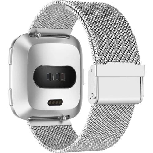 Replacement Metal Band For Fitbit Versa 2 Solid Waterproof Wrist Sport Accessories Watch Strap For Fitbit Versa/Versa 2 Band