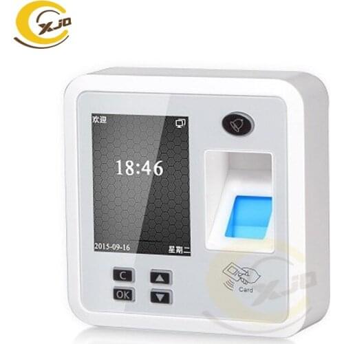 XJQ Standalone Biometric Fingerprint RFID Card Door Access Control with Time Attendance Device support TCP/IP and USB download