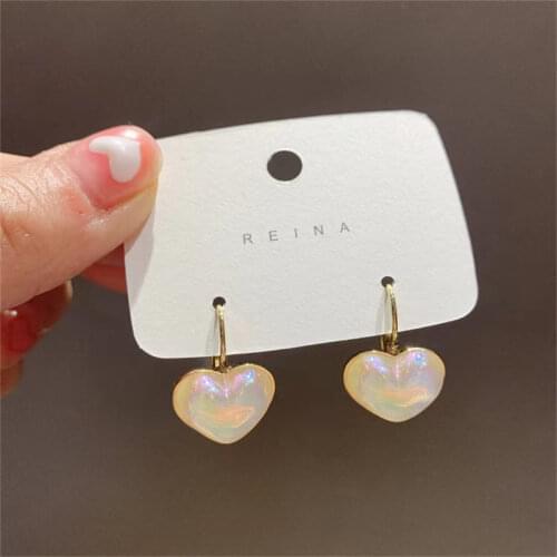 Gold Color Bow Knot Korean Earings Heart Pearl Star Stud Earrings for Women Grils Wedding Gift Female Pendientes Mujer Moda