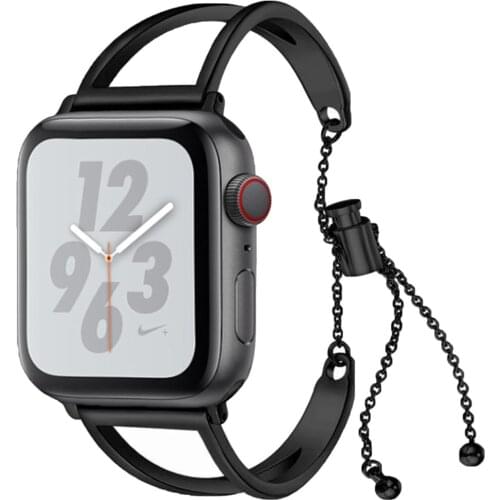 Women Jewelry Style Stainless Steel Bracelet Belt For Apple Watch 38mm 40mm 42mm 44mm Strap For iWatch Series 2 3 4 5 Band Wrist