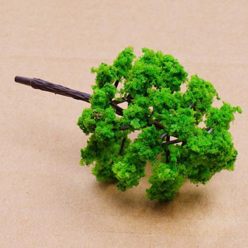 10pcs Model Trees, 1:100 Scale Building Park Garden Miniature Landscape Wargame Scenery Supplies