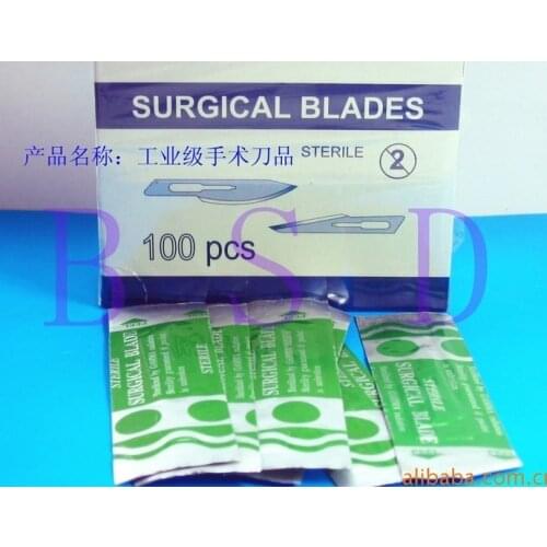 100pcs #23 Industrial grade PCB repair surgical blade cutting blade Chip packaging very sharp and good to use single packaging