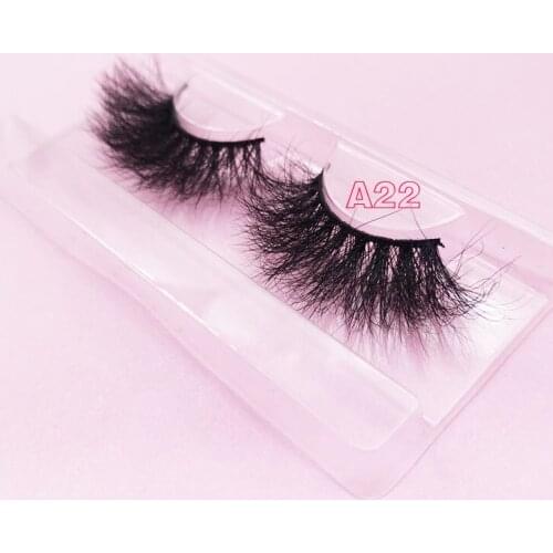 25mm lashes in bulk wholesale 40 pairs/LOT Natural long false eyelashes factory winged fake eyelash vendor fast shipping by UPS