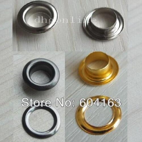 250 Sets Grommet Eyelets Canvas Clothes Leather Self Backing 3/10" 8mm Color Choice