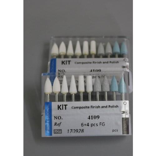 30 pcs/lot (3 boxes) Dental Materials Diamond Polishers Burs Composite Polishing Set
