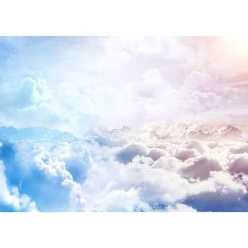 Clouds Sky Photo Background Computer Printed Fond Photography Backdrop Studio for Children Baby Portrait Toy Photophone Props