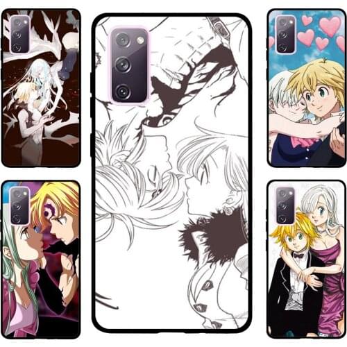 Meliodas Elizabeth Nanatsu no Taizai Case For Samsung Galaxy S20 FE S8 S9 S10 Plus S10e Note 10 Plus Note 20 S21 Ultra Cover