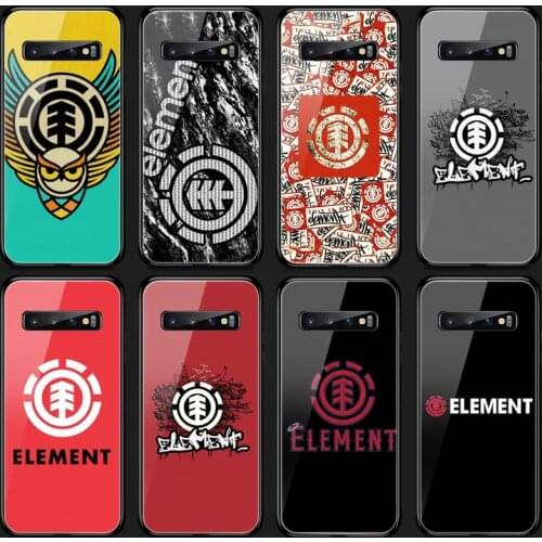 Element skate life Skateboard Phone Case Tempered Glass For Samsung S20 Plus S7 S8 S9 S10E Plus Note 8 9 10 Plus A7 2018