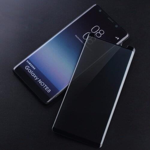 3D Full cover Case-Fit tempered glass For Samsung Galaxy S8 S9 plus Note 8 Case friendly Privacy Anti Glare Screen protector