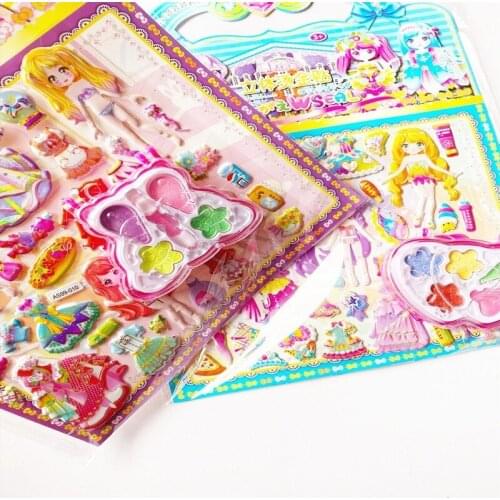 Childrens Eye Shadow Sticker Girl Replacement Princess Princess Sticker Gift Sticker