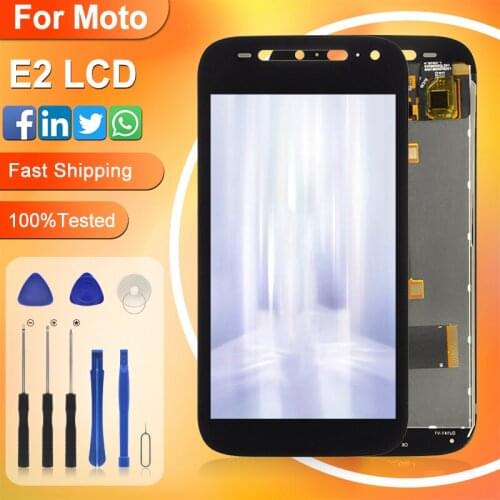 HH For MotoRola E 2nd Gen Display For Moto E2 LCD With Touch Panel Screen Digitizer Assembly XT1505 XT1524 LCD Free Shipping