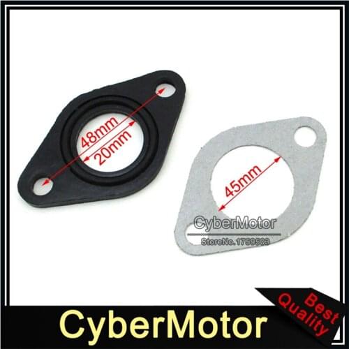 20mm Carburetor Manifold Intake Pipe Carb Gasket Spacer Seal For Pit Dirt Bike ATV Quad 4 Wheeler Motorcycle Motocross