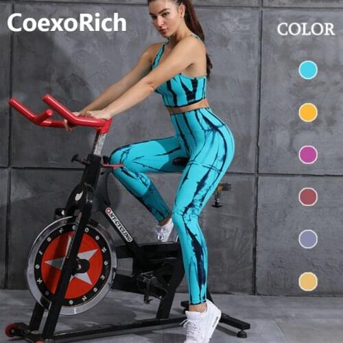 Yoga Set Tracksuit Women Fitness Gym Clothing Sleeveless Crop Top Workout Tights Leggings Seamless Sports Bra Suit Sportswear