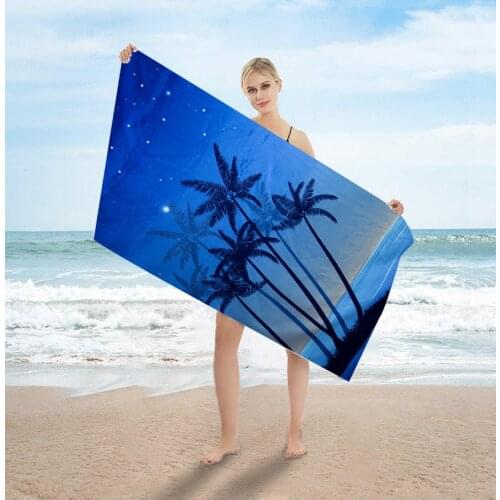 Cute Sand Free Quick Dry Beach Towel Microfiber Bath Summer Cushion Swimming Personalized Pattern Sport Fitness Yoga Bath Towel