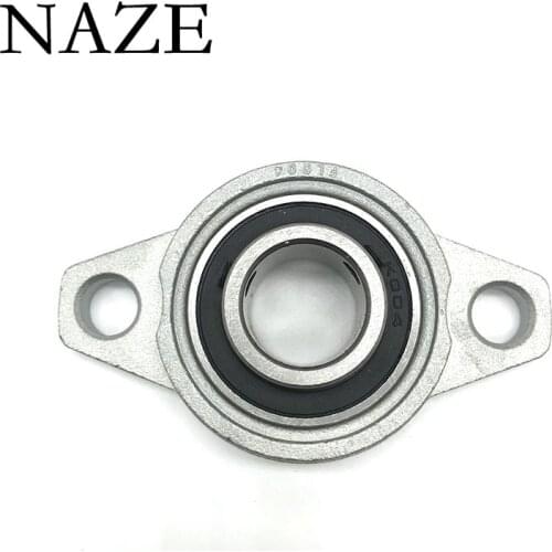 NAZE 2pcs KFL000 10mm Miniature Zinc Alloy Insert Linear Bearing Shaft Support CNC Part Mechanical Shaft Diamond Seat