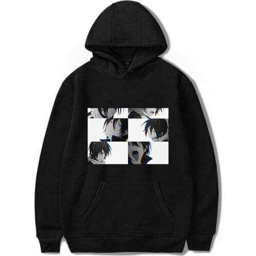 New Anime Noragami Hoodie Cool Sweatshirt Print Pullover Sweatshirt Fashion Harajuku Hoodie Casual Cool Fashion Men/women Hoodie