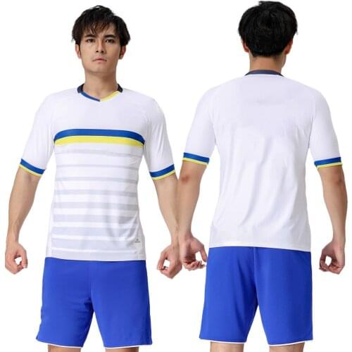 2020 New European-style Football Jersey Training Clothes Fashion Short Sleeves Customized Soccer Uniform Printed Number