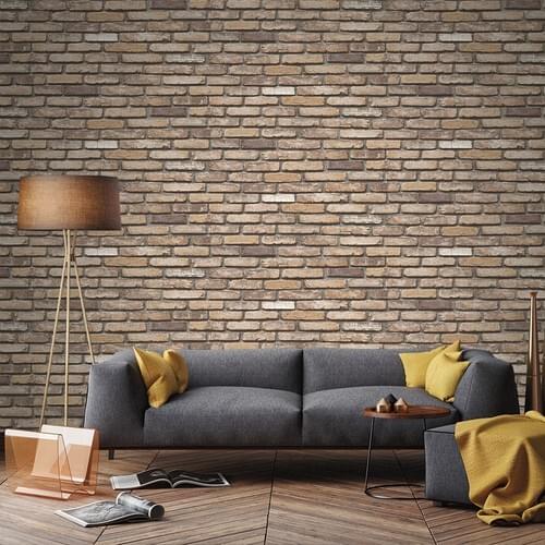 Bien Stone Brick Pattern Wallpaper 9030 (5 M)