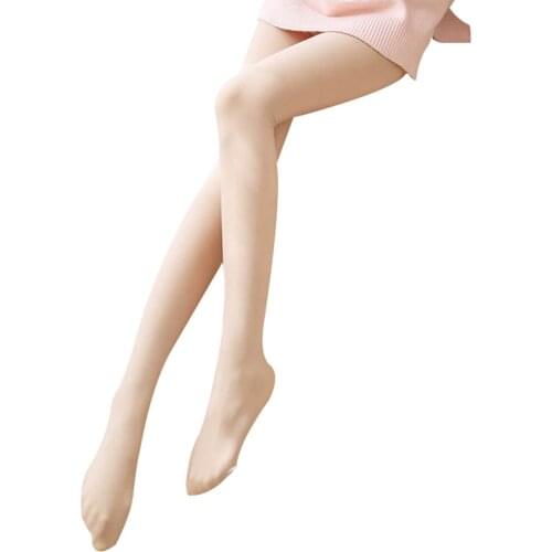 Legs Fake Translucent Warm Fleece Pantyhose Women Soft Leggings Fleece Lined Thick Leggings Health Care TK-ing