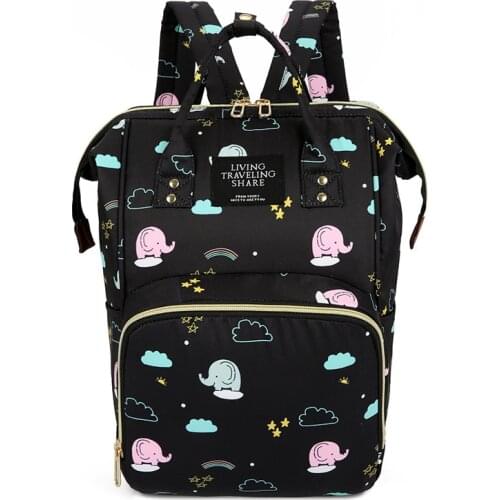 Travel Capacity Fashion Mommy Bag Backpack Diaper Bags Maternity For Mom Baby Care Nappy Bag Travel Backpack Bb50