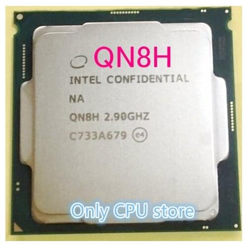 QN8H ES CPU INTEL I7 Engineering version of intel core I7 8700 Six core 2.9 graphics HD630 work on LAG 1151 used Z370 board