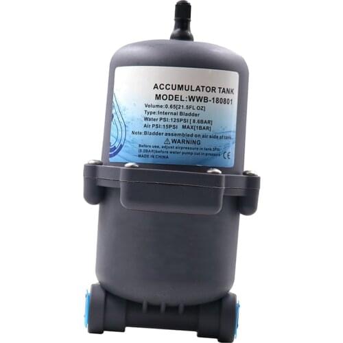 Marine Water Accumulator Tank 1/2-inch Male Thread - 125 PSI (8.6BAR)