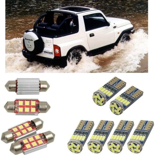 Superbright Interior led Car lights For Daewoo korando cabrio kj open closed dome bulbs for cars dome map light 4pc