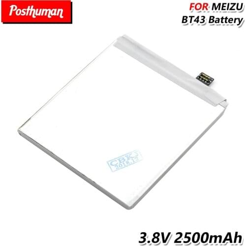 High Quality BT43 Mobile Phone Battery For Meizu M1 Replacement 2500mAh Rechargeable Lithium Li-Po phone battery