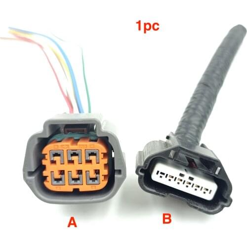 1PC second hand for Nissan Old Teana x-trail T30 Yumsun Quest Fuga 350Z FX35 G35 Throttle Plug 6 Wire cable