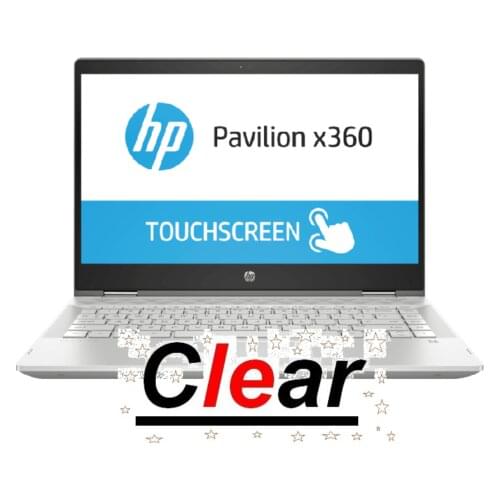 2PCS Ultra Clear Screen Protector Cover Filter for 14" HP Pavilion x360 14t 2 in 1 Touch Laptop -2018