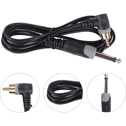 225cm RCA Tattoo Clip Cord Hook Line Silicone Foot Pedal Tattoo for Rotary Tattoo Machine Power Supply Tattoo Accessories