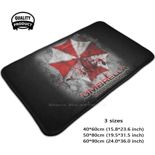 Corporation 3D Soft Non-Slip Mat Rug Carpet Foot Pad Games Corporation Biohazard Gamer Ps Playstation Jillvalentine