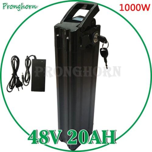 48V 20Ah 18Ah 15Ah 13Ah 12Ah 10Ah 9Ah 8Ah Electric Bike Lithium Battery 48V 1000W 750W 500W E-Bike Battery Pack With 2A Charger