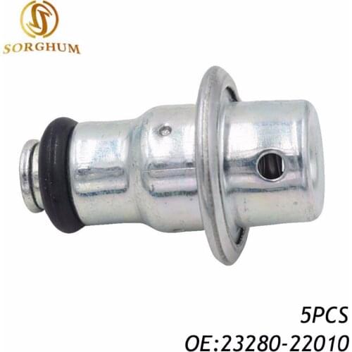 5PCS 23280-22010 Fuel Pressure Regulator For Toyota Solara Celica MR2 Corolla Camry Scion xA xB Matrix Echo 1998 1999-2008