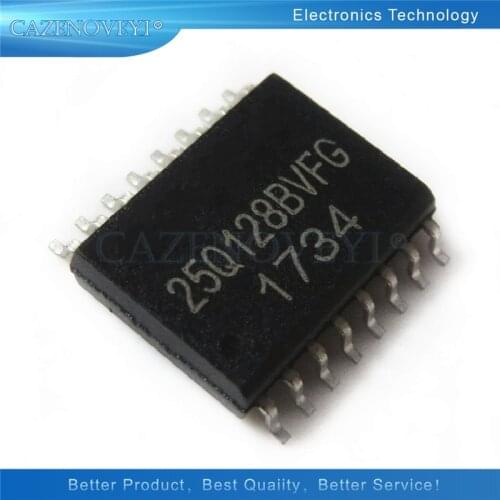 5pcs/lot W25Q128BV W25Q128BVFG 16M SOP-16 In Stock