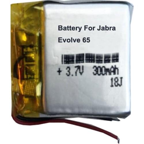 300mAh AHB472625PLT Rechargeable Battery For Jabra Evolve 65 Bluetooth Earphone headset Batterie Accumulator AKKU